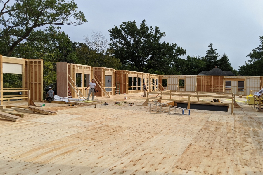 Highland Park 20 Units Condominium Framing Carpentry Project 
