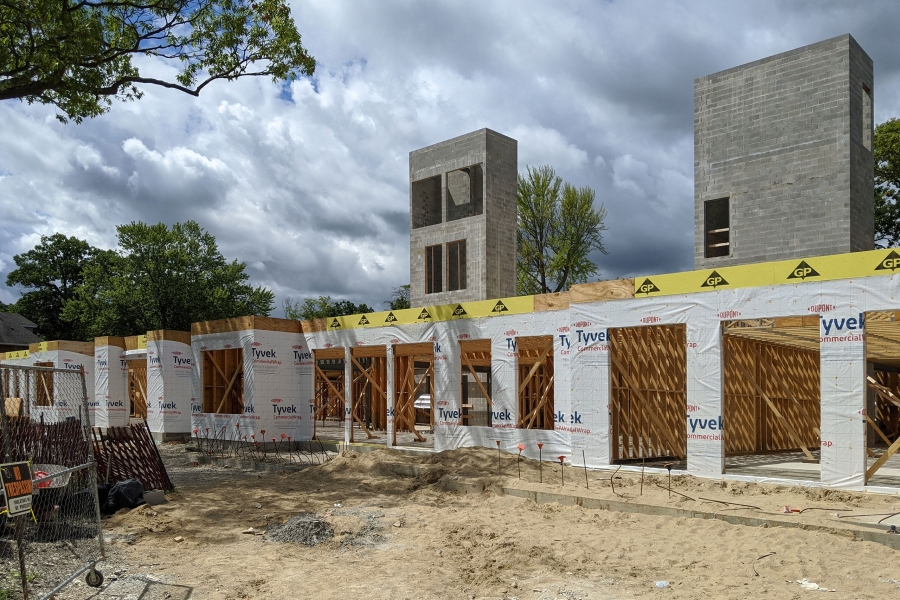 Highland Park 20 Units Condominium Framing Carpentry Project 
